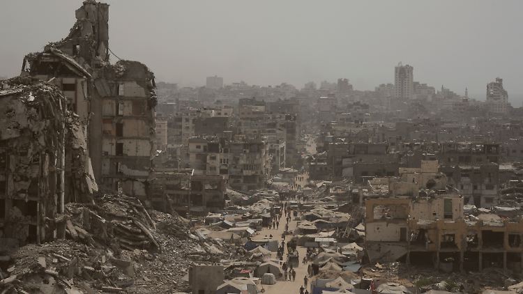 Weite Teile des Gazastreifens sind weitestgehend zerstört.