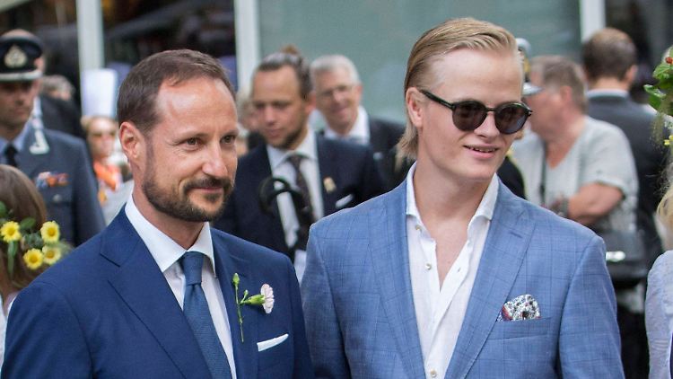 Kronprinz Haakon und sein Stiefsohn Marius Borg Høiby verstehen sich immer noch gut. (Archivbild)