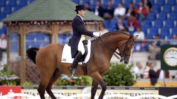Cesar Parra bei einem Wettkampf in Aachen im Jahr 2006.