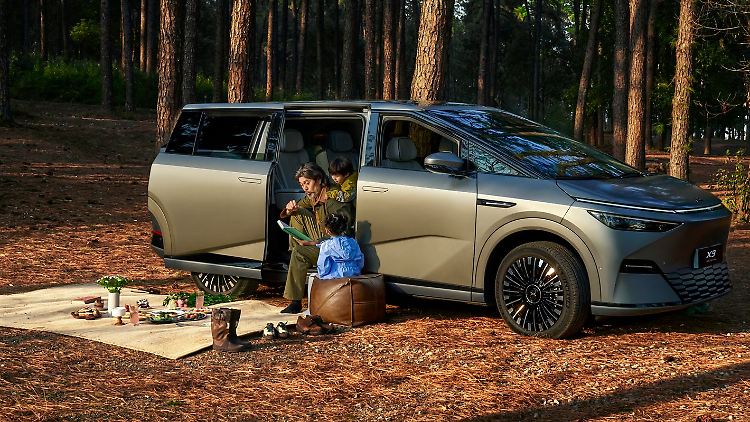 Neue Modelle für Familien: Chinesische Vans wie der Xpeng X9 werden auch für den europäischen Markt erwartet.