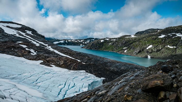 Der Folgefonna Nationalpark in Norwegen erstreckt sich um einen großen Gletscher.
