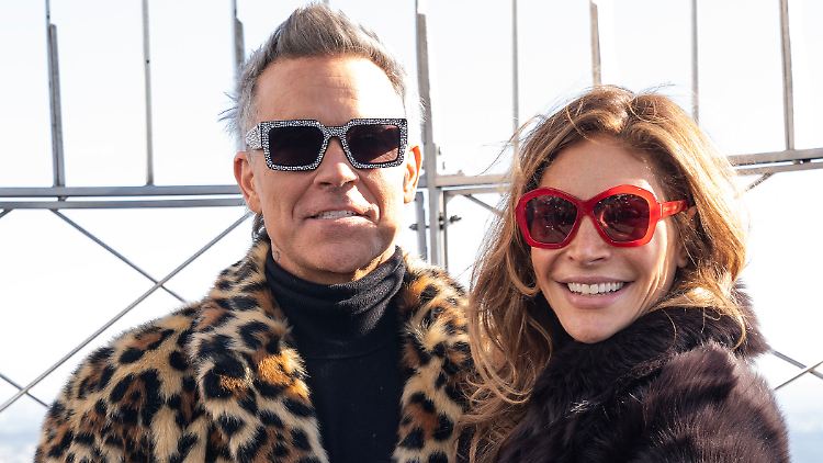 Noch immer glücklich verheiratet: Robbie Williams und Ayda Field.