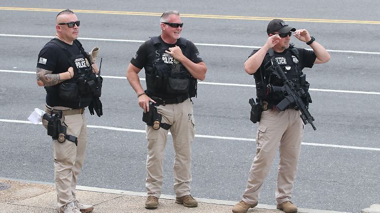 Auch Einsatzkräfte des Heimatschutzministeriums sollen in Washington patrouillieren. (Archivfoto)