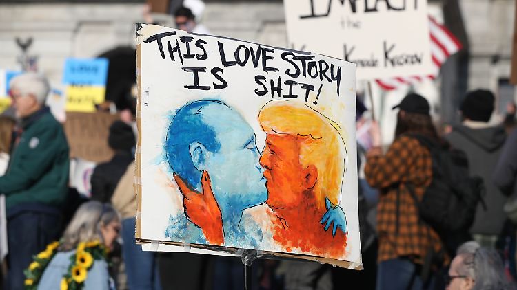 Plakat bei einer Demo in Harrisburg, Pennsylvania, im März dieses Jahres.