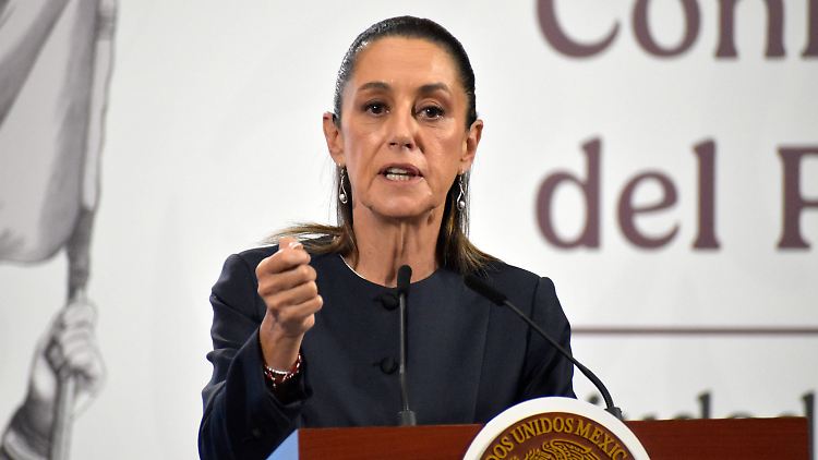 Claudia Sheinbaum nennt einen Einsatz des US-Militärs in Mexiko "absolut ausgeschlossen".