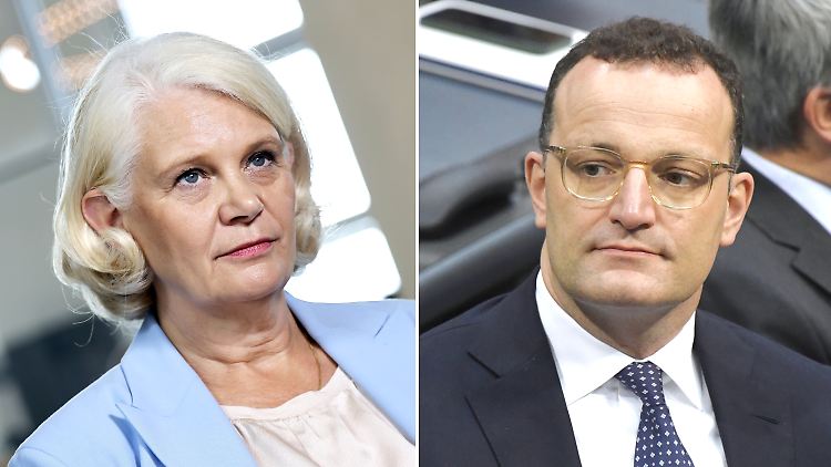 Stellt Forderungen an Fraktionschef Jens Spahn (r.): Saskia Ludwig.
