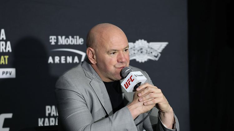 UFC-Boss Dana White bezeichnete den Vertrag mit Paramount als historischen Deal.
