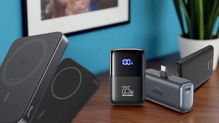 Mini-Powerbanks gehören im Urlaub und Alltag zur Standardausrüstung vieler Smartphone-Nutzer. Aber welche Geräte bieten was?
