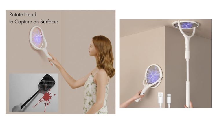 Keine Flecken an der Wand nach der Fliegenjagd. Die Elektro-Klatsche von GeckoMan soll sauberer arbeiten.