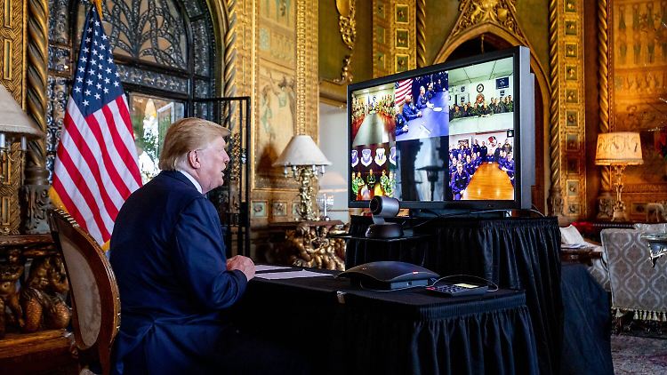 Trump will keinen Deal mit Putin machen - "aber eine Waffenruhe schon gerne sehen". (Archivbild)