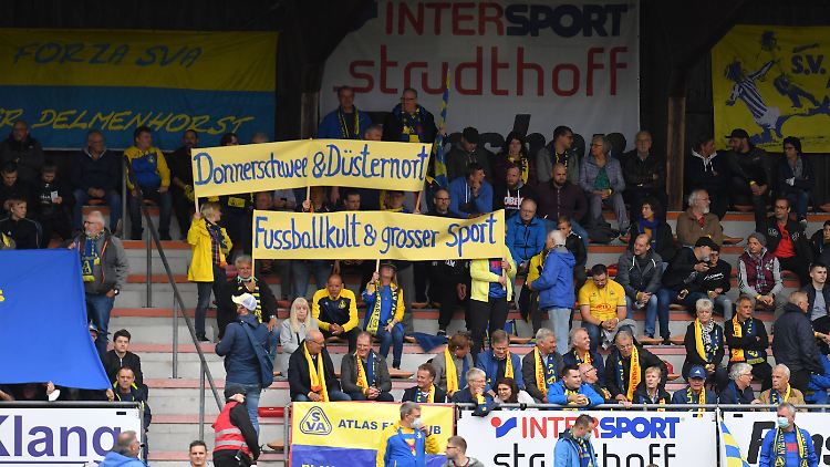Die Fans von Atlas Delmenhorst müssen für das DFB-Pokal-Heimspiel nach Oldenburg reisen.