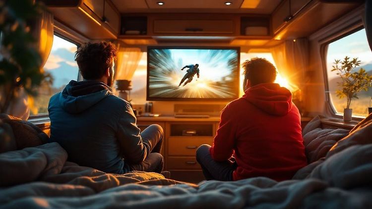 Mit stabiler Internetverbindung läuft Waipu.tv auch auf Reisen zuverlässig.