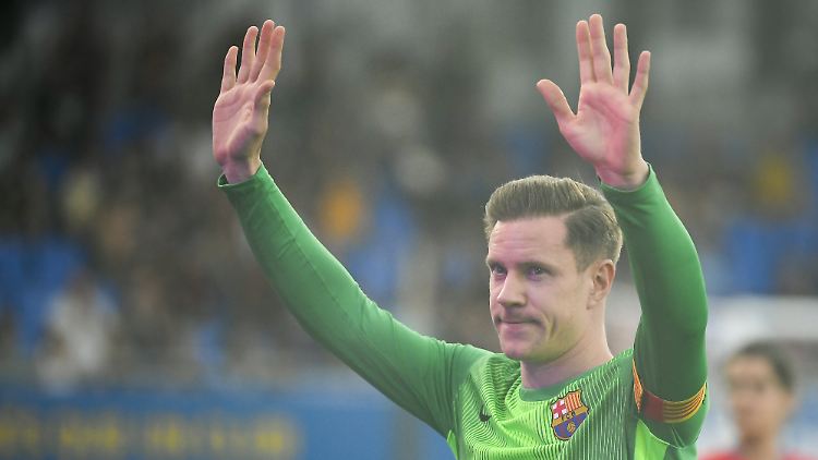 Der deutsche Nationalkeeper bei der Team-Präsentation am vergangenen Wochenende.
