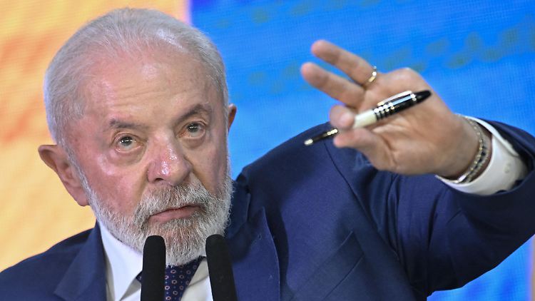 Präsident Lula unterzeichnete die Hilfsmaßnahme für die Wirtschaft. 