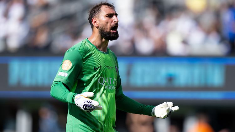 Ist mit seiner Ausbootung nicht einverstanden: Gianluigi Donnarumma. 