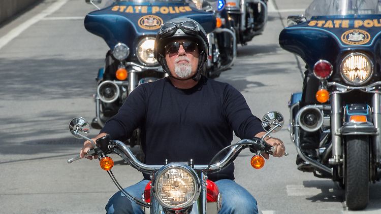 Leidenschaftlicher Motorrad-Fan: Billy Joel.
