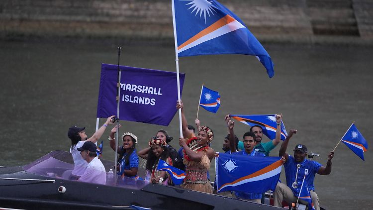 Die Marshallinseln waren auch bei den Olympischen Spielen in Paris dabei.