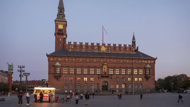 Das Rathaus der dänischen Hauptstadt. 