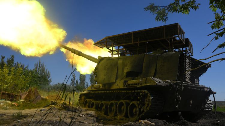 Die Russen nehmen in der Region Pokrowsk die ukrainischen Stellungen unter Feuer (Bild vom Juli).