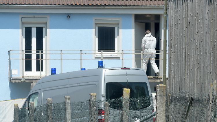 Der Schädel wurde unter einer Betonplatte entdeckt. 