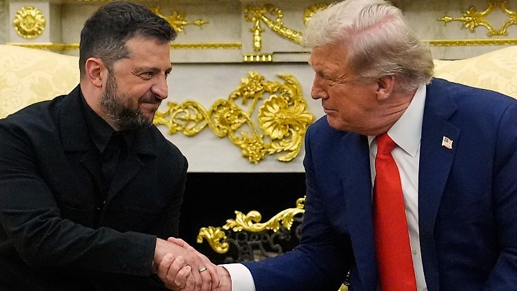 Dieses Mal war das Aufeinandertreffen von Selenskyj und Trump im Oval Office freundlicher.