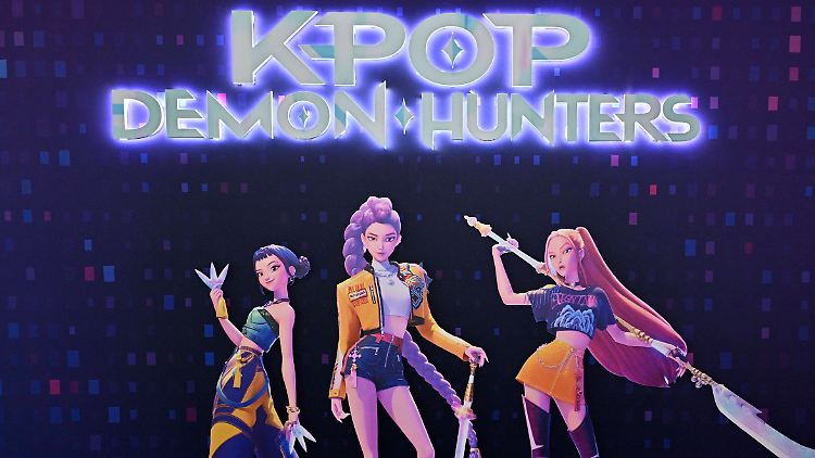 Die fiktive Girlgroup Huntrix aus dem Film "KPop Demon Hunters" erobert ganz real die Charts weltweit. 
