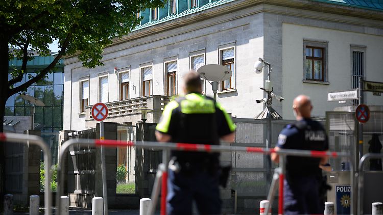 Die israelische Botschaft in Berlin soll eines der Ziele des Angeklagten gewesen sein. 