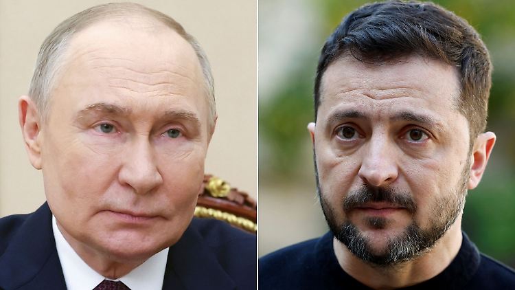 Kremlchef Putin hat hohe Hürden vor einer Begegnung mit dem Ukrainer Selenskyj aufgebaut. (Archivbild)