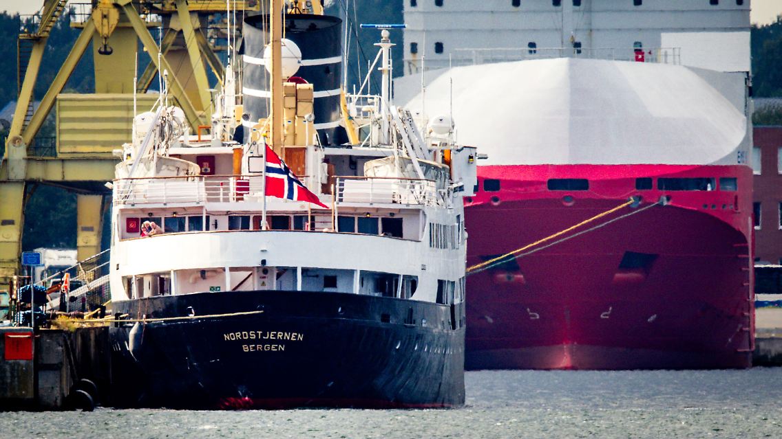 Die "Nordstjernen" des Kreuzfahrtanbieters Vestland Classic wurde 1956 in Hamburg gebaut.