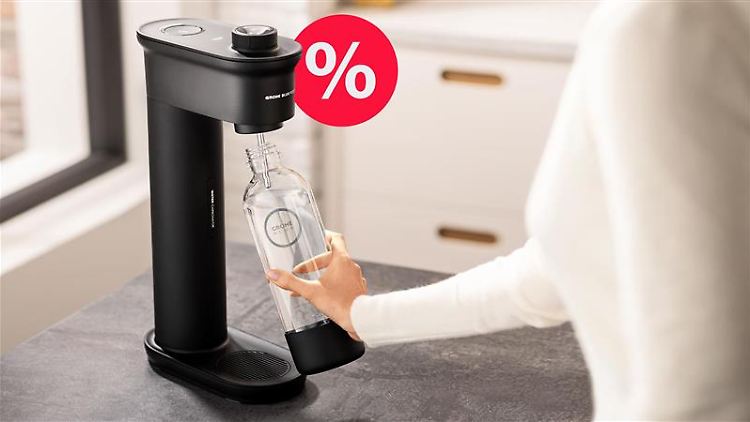 Der Wassersprudler Blue Fizz von Grohe ist bei Amazon aktuell besonders günstig.
