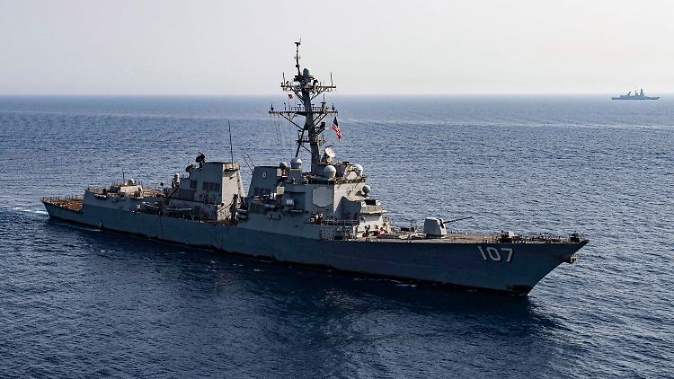 Unter anderem der Zerstörer "USS Gravely" wurde in die Region entsandt. 