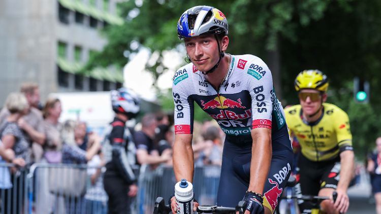 Edelhelfer bei der Deutschland-Tour: Florian Lipowitz.