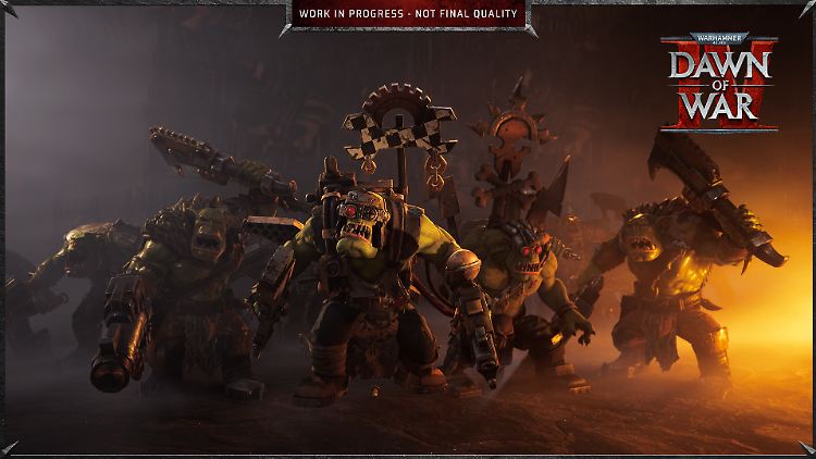 Die brutalen Orks kommen zahlenmäßig stark daher. 