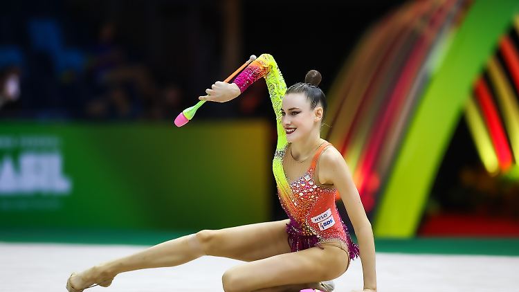 Mit Darja Varfolomeev kann kaum jemand bei der WM mithalten.