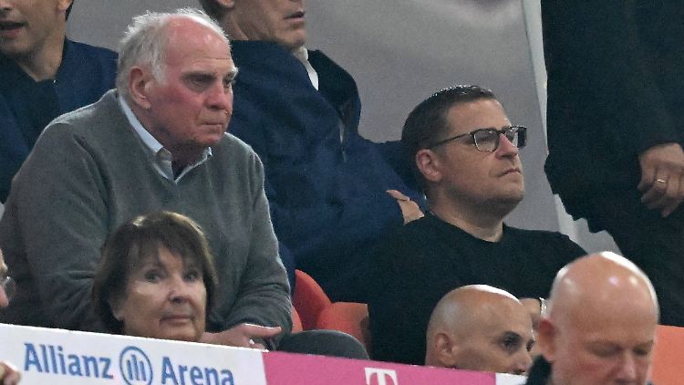 Uli Hoeneß und Max Eberl sind nicht immer einer Meinung beim FC Bayern.