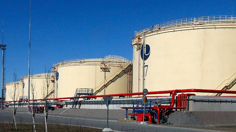 Vom russischen Ostseehafen Ust-Luga aus exportiert Russland Ölprodukte wie Diesel.