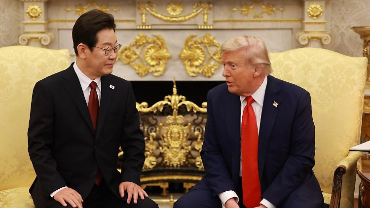 Trump stellte bereits ein Treffen mit Nordkoreas Kim Jong Un in Aussicht.