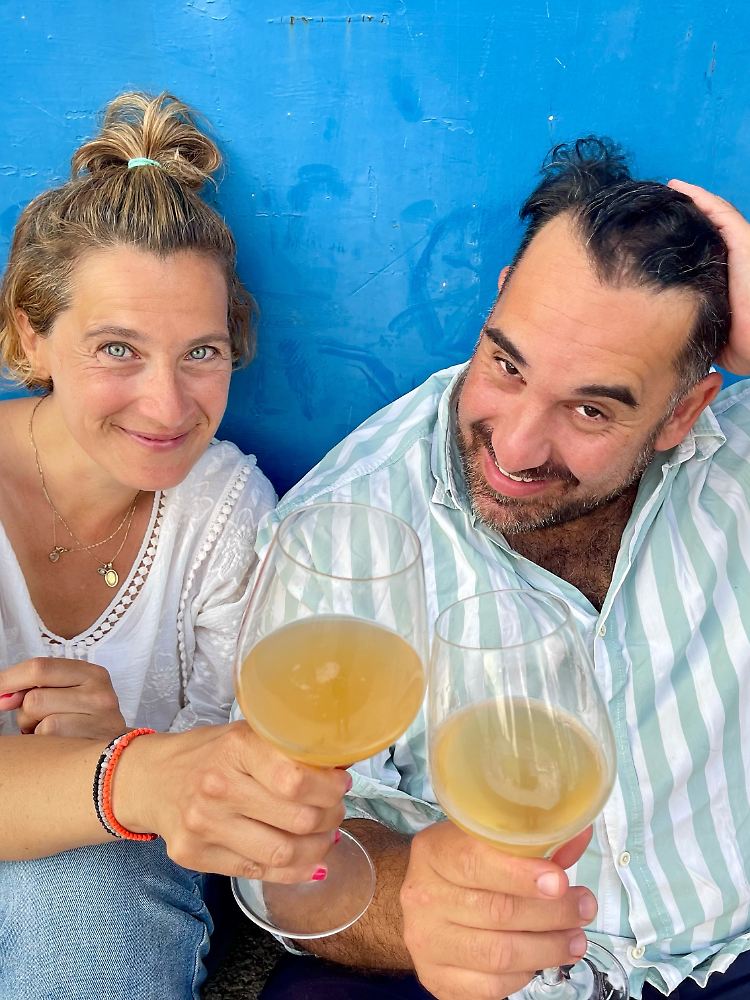 Gemeinsame Heimat Mittelmeer: Elissavet Patrikiou und Onur Elci sind durch ihr Projekt Freunde geworden.