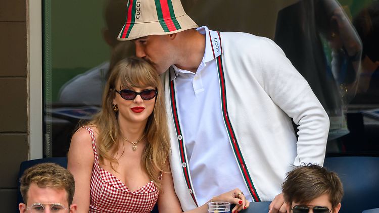 Seit 2023 ein Paar: Taylor Swift und Travis Kelce.