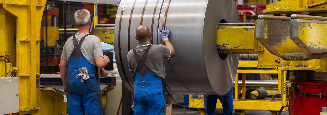 Die deutsche Wirtschaft ist im zweiten Quartal geschrumpft. Waren "Made in Germany" sind zuletzt weniger gefragt.