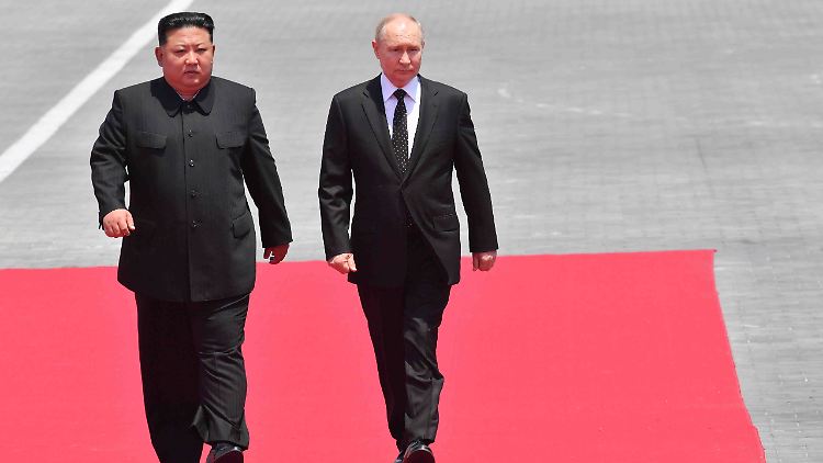 Putin und Kim werden beide in Peking erwartet.