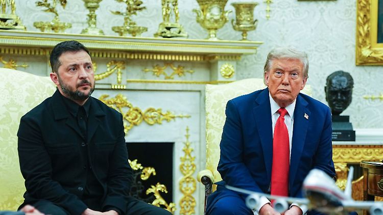Treffen ohne Eklat: Selenskyj zu Gast im Weißen Haus bei Trump.