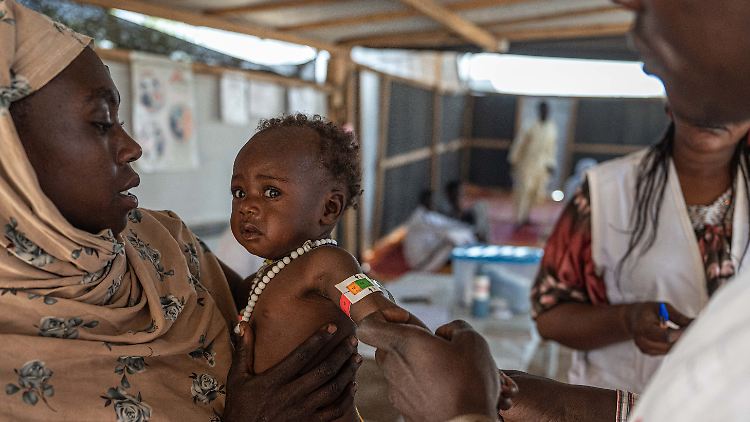 In der sudanesischen Stadt El-Fasher sind mehr als 40 Prozent der Kinder akut unterernährt.