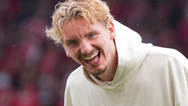 Hat gut lachen: Nick Woltemade. 