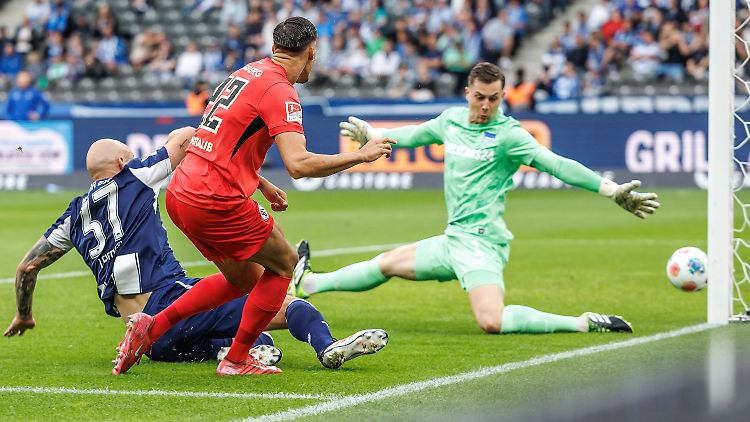 Der Anfang von Herthas Ende an diesem Spieltag.