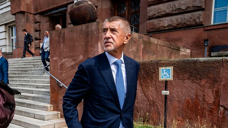 Babis im Mai in Prag. 