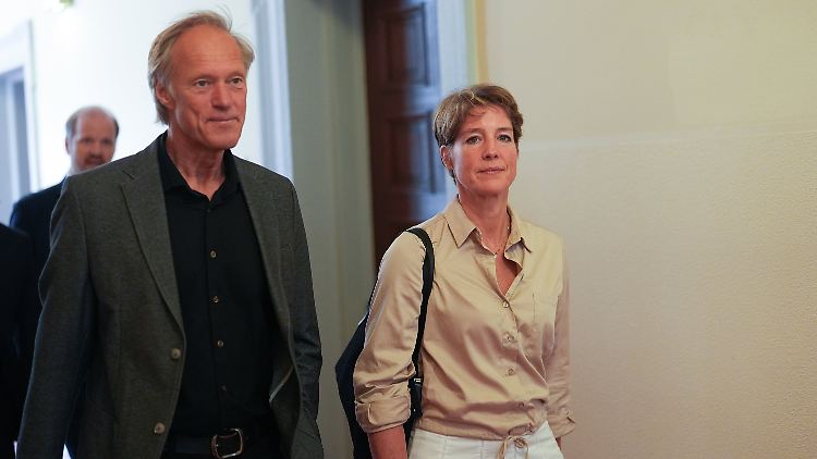 Die Angeklagten Gerhard Delling und Christina Block sind seit 2021 liiert.