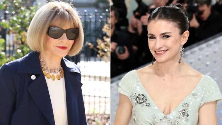 Anna Wintour (l.) geht, Chloe Malle übernimmt den Chefposten bei der US-"Vogue".
