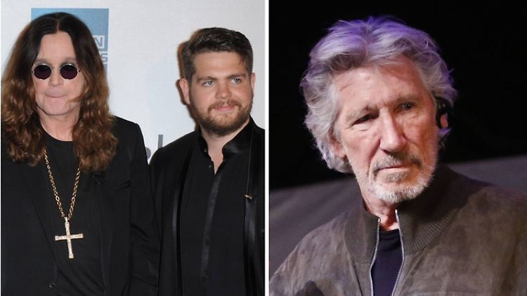 Jack Osbourne verteidigt seinen verstorbenen Vater Ozzy (l.) gegen Roger Waters (r.).