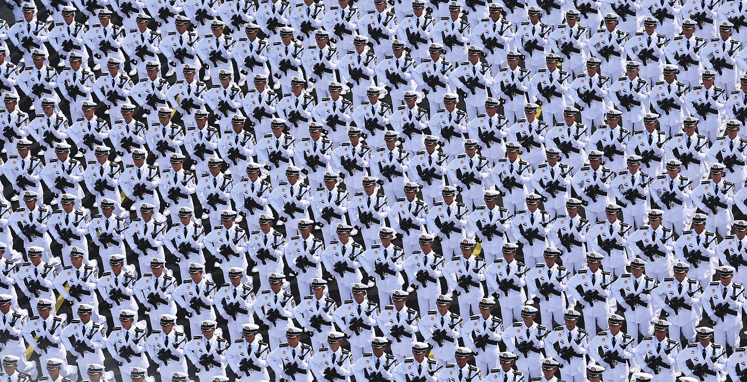 Militärparaden können sie in Peking.